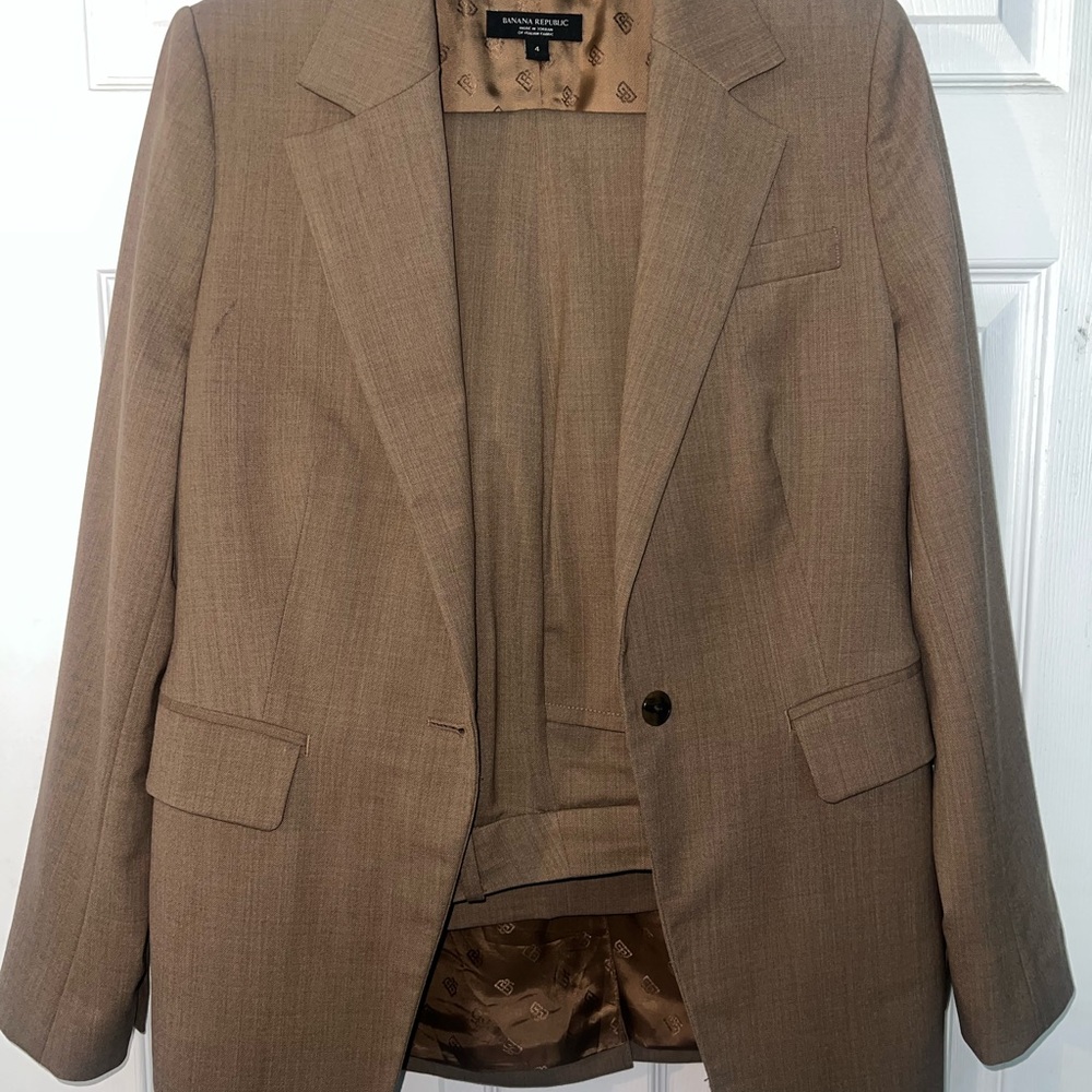 Banana Republic Tan Women's Pantsuit
